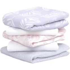 Aden + Anais™ Essential S Katoenen Mousseline Boerendoeken 5-pack Damsel 60 X 60 Cm -Winkel Voor Babyproducten aden anais essential s katoenen mousseline boerendoeken 5 pack damsel 60 x 60 cm a383643 2