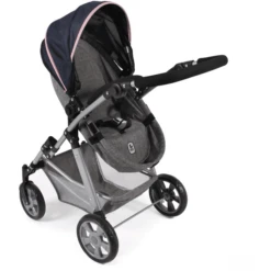 BAYER CHIC 2000 Kombi Poppenwagen NELE Gemêleerd Marine Grijs 9 BAYER CHIC 2000 Kombi Poppenwagen NELE Gemêleerd Marine Grijs -Winkel Voor Babyproducten bayer chic 2000 kombi poppenwagen nele gemeleerd marine grijs a320886 4