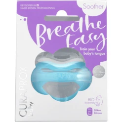 CURAPROX Baby Fopspeen Maat 2 Vanaf 19 Maanden In Blauw, Single -Winkel Voor Babyproducten curaprox baby fopspeen maat 2 vanaf 19 maanden in blauw single a309583 4