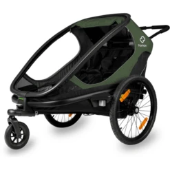 Hamax Kinderfietskar Outback Met Rugleuningverstelling Green Black