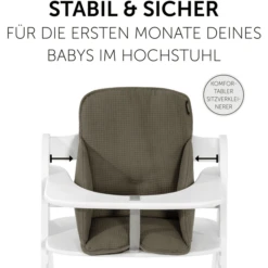 Hauck Kinderstoelkussen Alpha Cosy Select Waffle Piqué Olive -Winkel Voor Babyproducten hauck kinderstoelkussen alpha cosy select waffle pique olive a371645 2