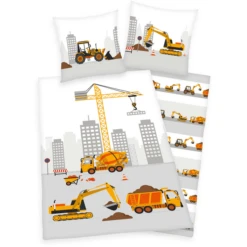 HERDING Beddengoed Bouwplaats 135 X 200 Cm 6 HERDING Beddengoed Bouwplaats 135 X 200 Cm -Winkel Voor Babyproducten herding beddengoed bouwplaats 135 x 200 cm a360539 2