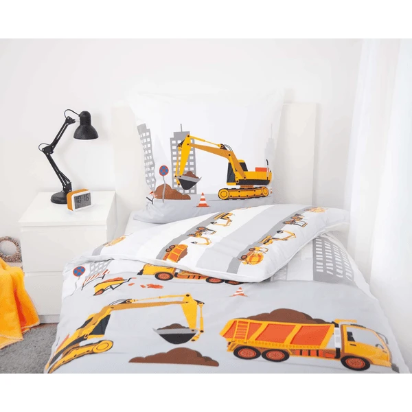 HERDING Beddengoed Bouwplaats 135 X 200 Cm 4 HERDING Beddengoed Bouwplaats 135 X 200 Cm - Afbeelding 4