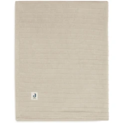 Jollein Wiegdeken 75x100cm Zuiver Gebreid Nougat/ Velvet