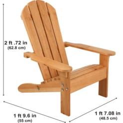 Kidkraft ® Adirondack Stoel - Honingkleurig 8 Kidkraft ® Adirondack Stoel - Honingkleurig -Winkel Voor Babyproducten kidkraft adirondack stoel honingkleurig a312837 3