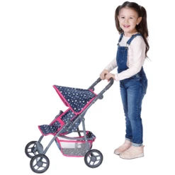 Knorr® Toys Poppenbuggy Liba - Star Blue -Winkel Voor Babyproducten knorr toys poppenbuggy liba star blue a262310 2