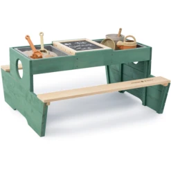 MUDDY BUDDY Speeltafel "Creator" Naturel Salie -Winkel Voor Babyproducten muddy buddy speeltafel creator naturel salie a412389 2