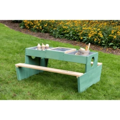 MUDDY BUDDY Speeltafel "Creator" Naturel Salie -Winkel Voor Babyproducten muddy buddy speeltafel creator naturel salie a412389 3