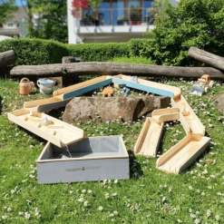 MUDDY BUDDY Waterbaan "Aqua Traveller" Naturel-wolkengrijs-petrol -Winkel Voor Babyproducten muddy buddy waterbaan aqua traveller naturel wolkengrijs petrol a412418 2