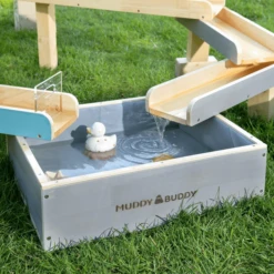 MUDDY BUDDY Waterbaan "Aqua Traveller" Naturel-wolkengrijs-petrol -Winkel Voor Babyproducten muddy buddy waterbaan aqua traveller naturel wolkengrijs petrol a412418 4