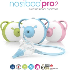 Nosiboo ® Elektrische Neusafzuiger Pro2, Blauw -Winkel Voor Babyproducten nosiboo elektrische neusafzuiger pro2 blauw a394067 3