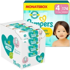 Pampers® Pampers Premium Protection , Maat 4, 9-14kg, Maandbox (1x 174 Luiers) En Pampers Sensitive Natte Doekjes 1200 Doekjes (15 X 80 Stuks) 9 Pampers® Pampers Premium Protection , Maat 4, 9-14kg, Maandbox (1x 174 Luiers) En Pampers Sensitive Natte Doekjes 1200 Doekjes (15 X 80 Stuks) -Winkel Voor Babyproducten pampers premium protection maat 4 9 14kg maandbox 1x 174 luiers en pampers sensitive natte doekjes 1200 doekjes 15 x 80 stuks a409050 4