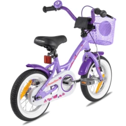 PROMETHEUS BICYCLES ® Kinderfiets 12" Vanaf 3 Jaar Met Zijwieltjes In Paars & Wit -Winkel Voor Babyproducten prometheus bicycles kinderfiets 12 vanaf 3 jaar met zijwieltjes in paars amp wit a311929 3