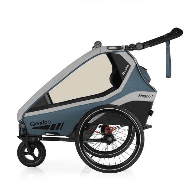 Qeridoo ® Kidgoo1 Navy Blauw Kinderfietskar 4 Qeridoo ® Kidgoo1 Navy Blauw Kinderfietskar - Afbeelding 4