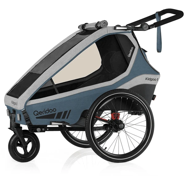 Qeridoo ® Kidgoo1 Navy Blauw Kinderfietskar 1 Qeridoo ® Kidgoo1 Navy Blauw Kinderfietskar