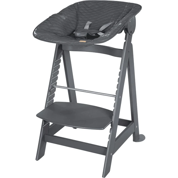 Roba Trap Kinderstoel Born Up Antraciet Set 2 In 1 Incl. Bovenblad Grafiet Gewatteerd 2 Roba Trap Kinderstoel Born Up Antraciet Set 2 In 1 Incl. Bovenblad Grafiet Gewatteerd - Afbeelding 2