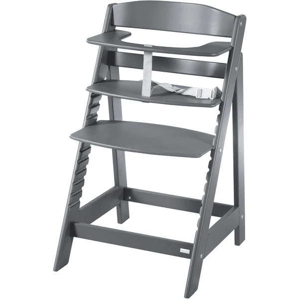 Roba Trap Kinderstoel Born Up Antraciet Set 2 In 1 Incl. Bovenblad Grafiet Gewatteerd 3 Roba Trap Kinderstoel Born Up Antraciet Set 2 In 1 Incl. Bovenblad Grafiet Gewatteerd - Afbeelding 3