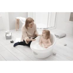 Shnuggle® Shnuggle ® Peuterbad Wit / Lichtgrijs -Winkel Voor Babyproducten shnuggle peuterbad wit lichtgrijs a359057 3