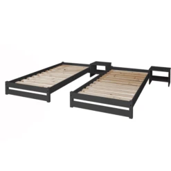 TiCAA Stapelligstoel Nadine 90 X 200 Cm Grenen Antraciet 7 TiCAA Stapelligstoel Nadine 90 X 200 Cm Grenen Antraciet -Winkel Voor Babyproducten ticaa stapelligstoel nadine 90 x 200 cm grenen antraciet a327489 2