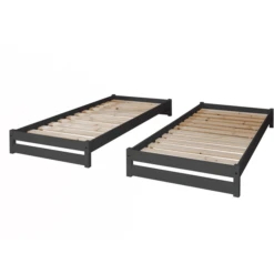 TiCAA Stapelligstoel Nadine 90 X 200 Cm Grenen Antraciet 8 TiCAA Stapelligstoel Nadine 90 X 200 Cm Grenen Antraciet -Winkel Voor Babyproducten ticaa stapelligstoel nadine 90 x 200 cm grenen antraciet a327489 3